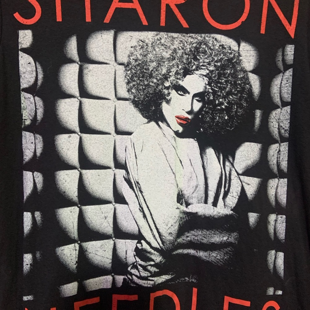 Sharon Needles Small Black Graphic Vintage T-Shirt